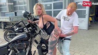 German crude fucked in be the source by the biker